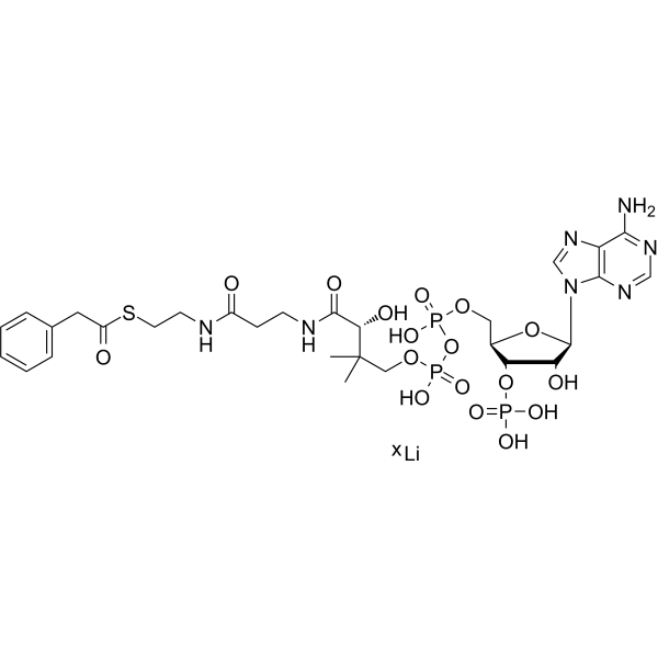 Phenylacetyl CoA lithium (Phenylacetyl Coenzyme A lithium) 108321-26-2